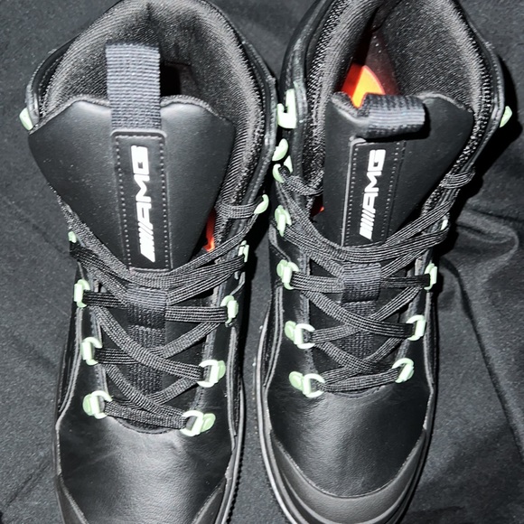 Puma x AMG Motorsport Benz Ren Lace Up Boots Black Men’s 9.5 New without Box - Picture 4 of 5